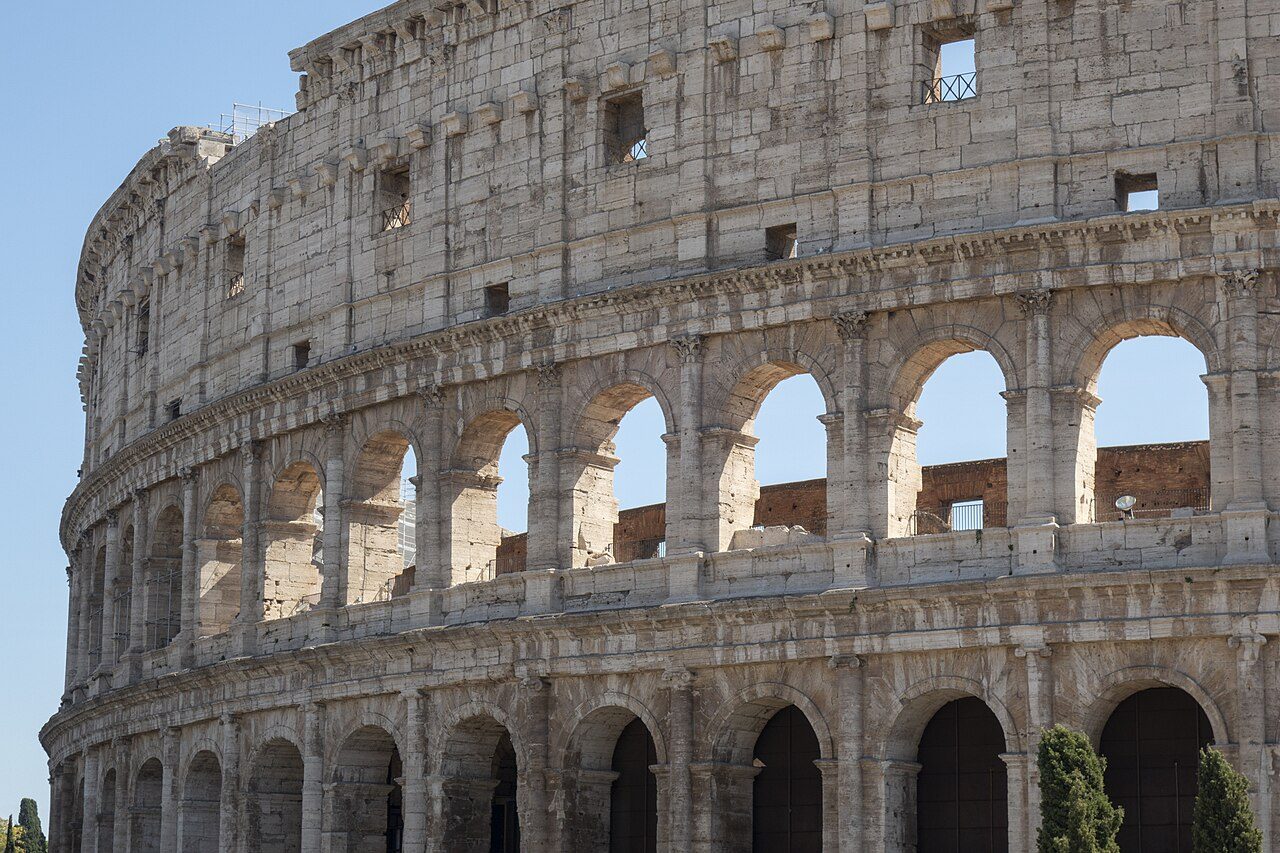Fachada do Coliseu de Roma